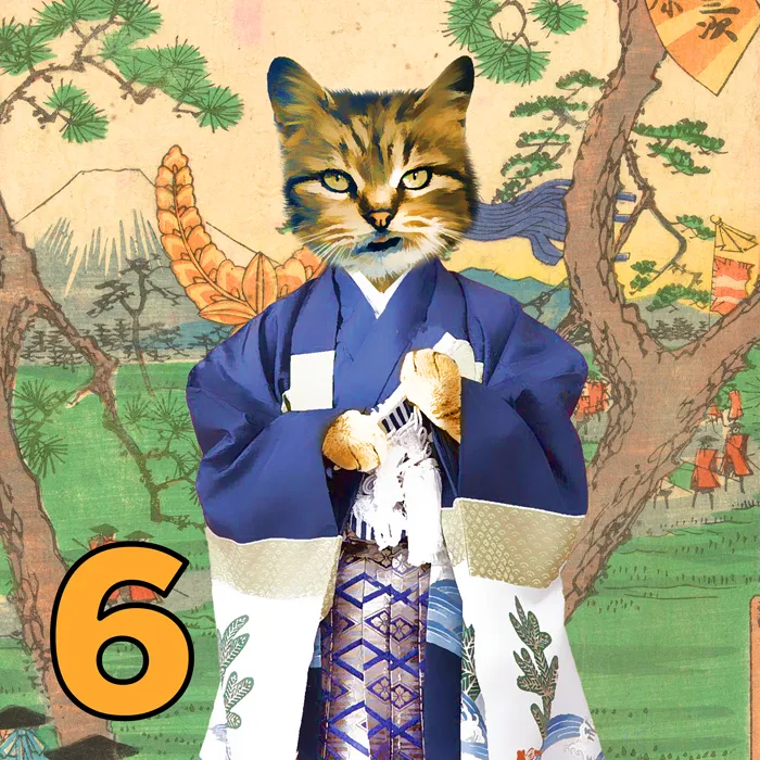 Personalized Japanese Cat Magnets