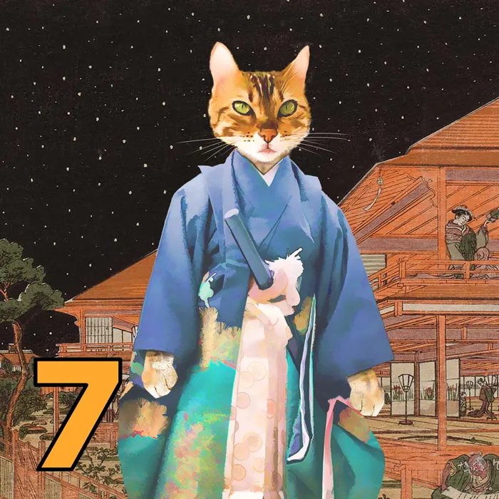 Personalized Japanese Cat Magnets
