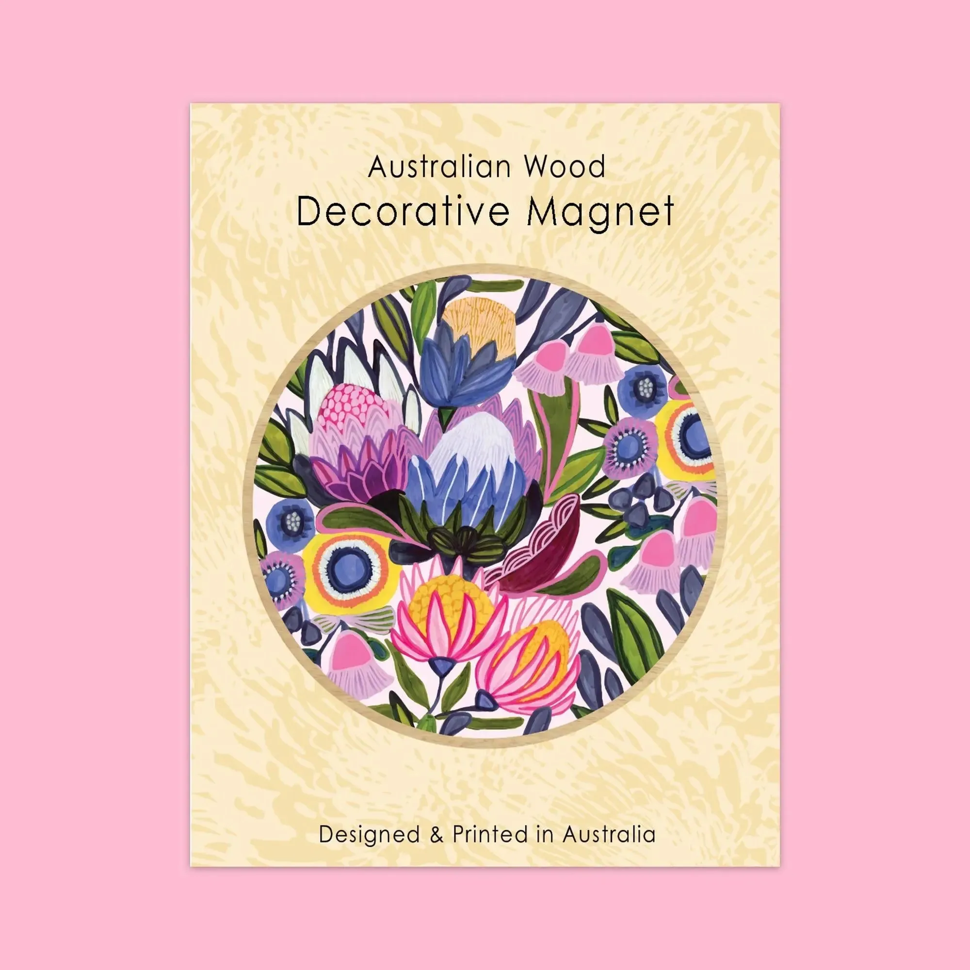 Proteas & Gum Blossoms Magnet Set