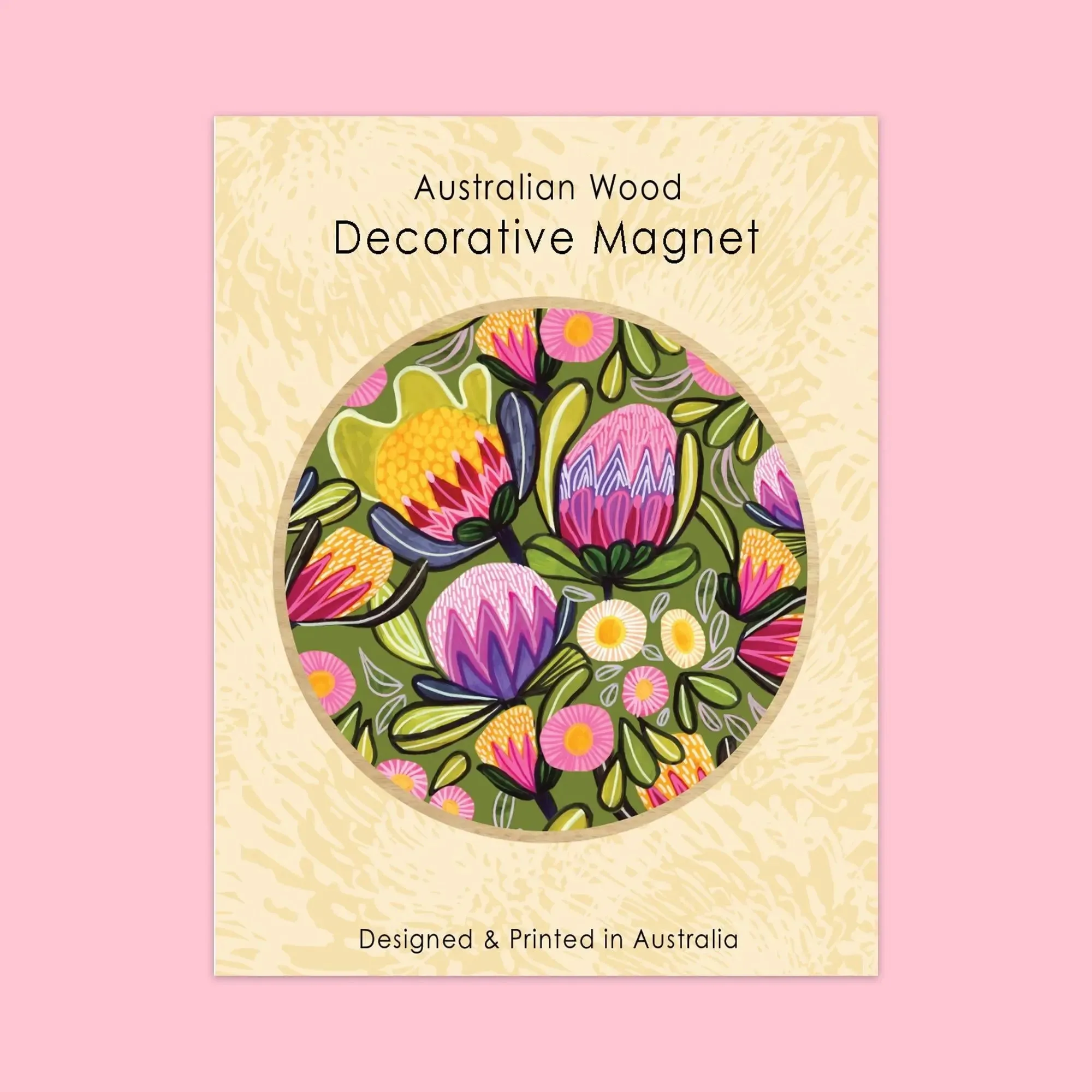 Proteas & Gum Blossoms Magnet Set