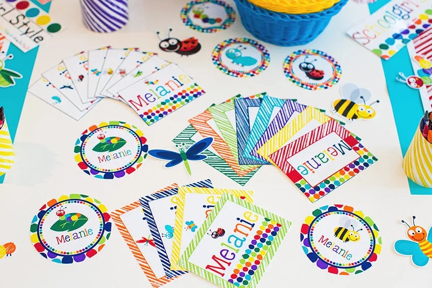 "Bugs" Full UPRINT Bundle | Printable Classroom Decor | Teacher Classroom Decor | Schoolgirl Style
