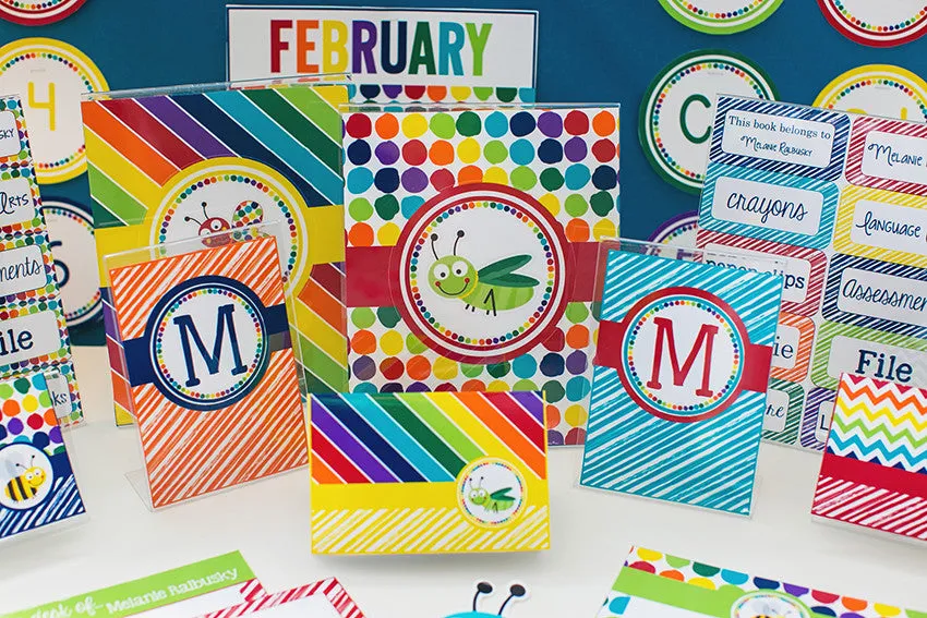 "Bugs" Full UPRINT Bundle | Printable Classroom Decor | Teacher Classroom Decor | Schoolgirl Style