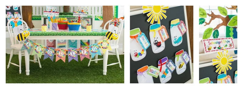 "Bugs" Full UPRINT Bundle | Printable Classroom Decor | Teacher Classroom Decor | Schoolgirl Style
