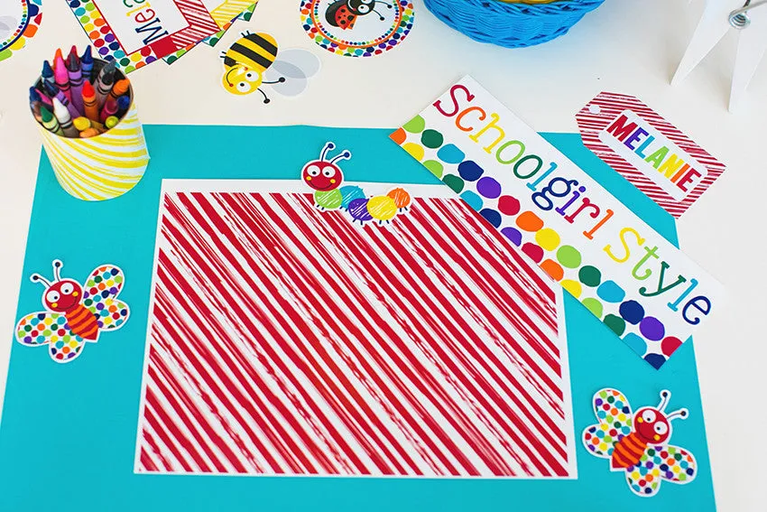 "Bugs" Full UPRINT Bundle | Printable Classroom Decor | Teacher Classroom Decor | Schoolgirl Style