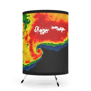 Radar Print Tripod Lamp