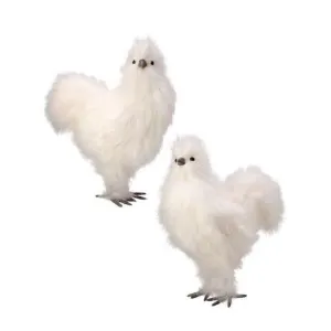 Regency International Downy Feather Hen 13", Set of 2, Assortment
