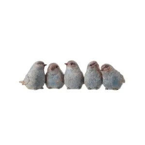 Regency International Resin Bird Gathering 9" Tabletop Décor
