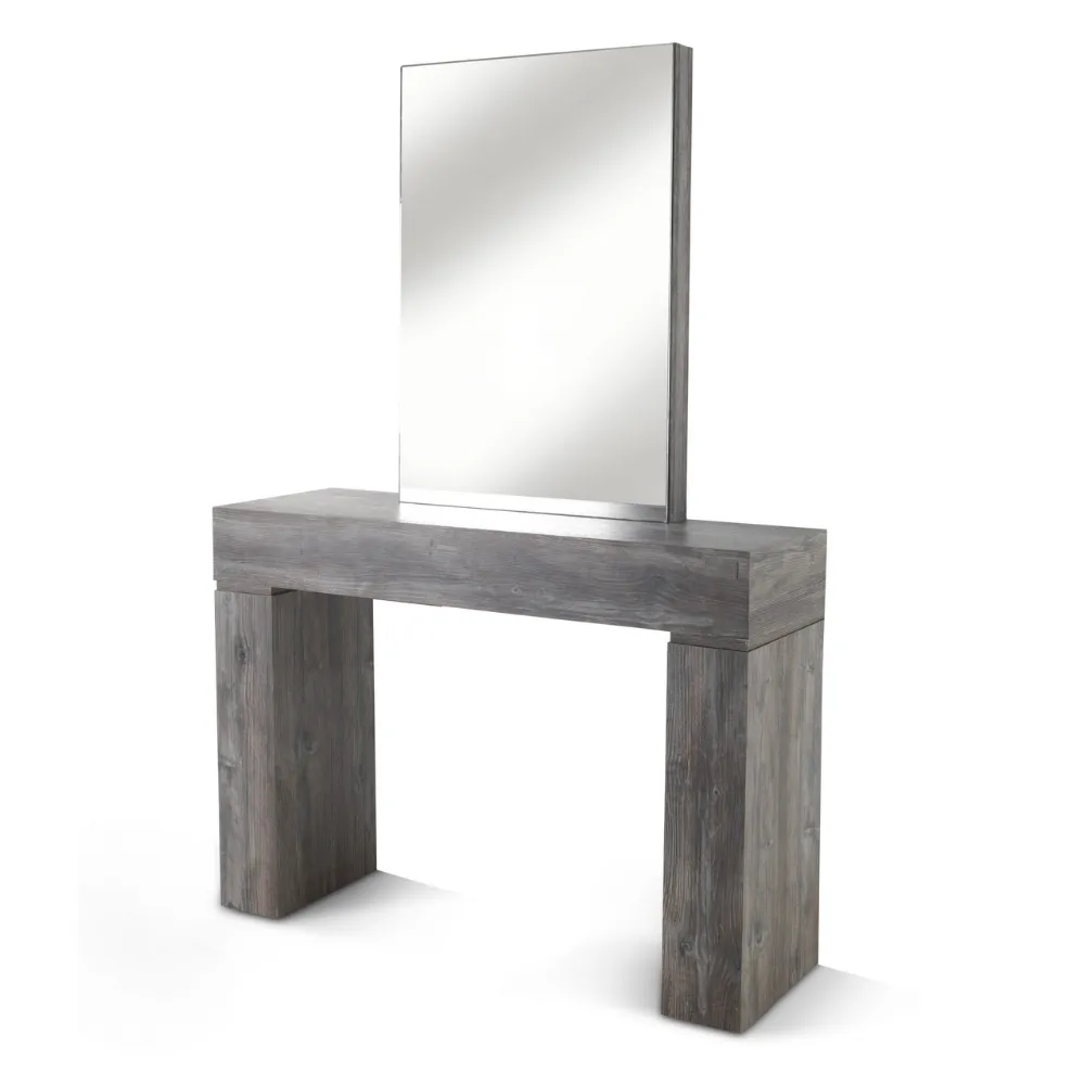 REM | Oasis | Styling Unit | 3 Position Wall with Standard Mirror