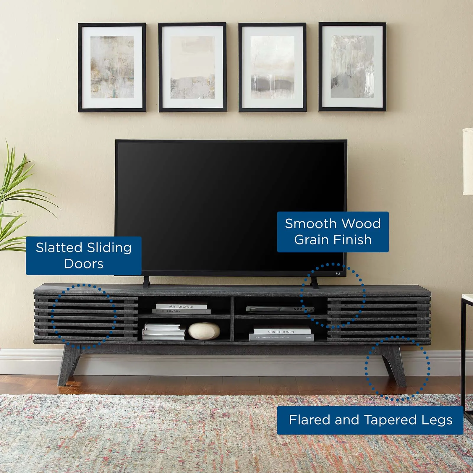 Render 70" Entertainment Center Tv Stand