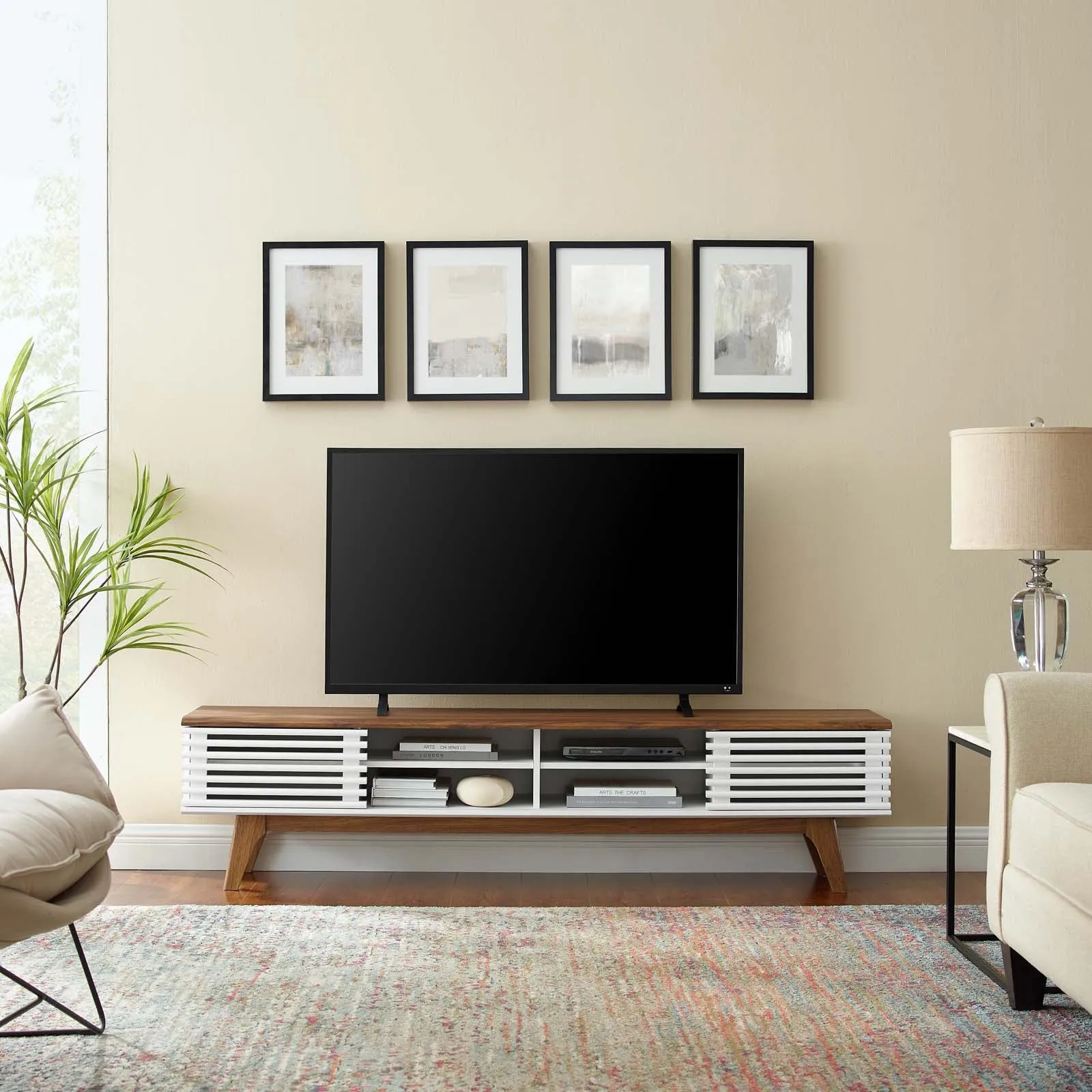 Render 70" Entertainment Center Tv Stand
