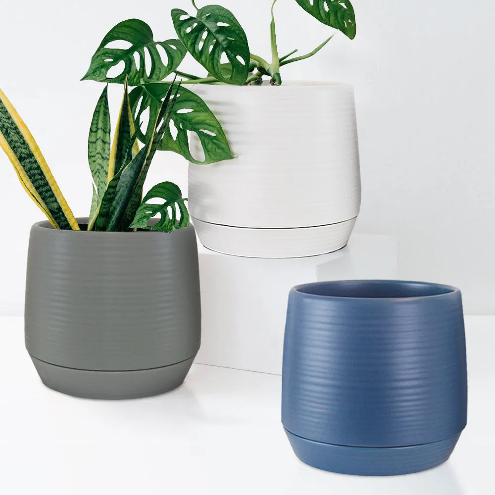 Ripple Ceramic Pot