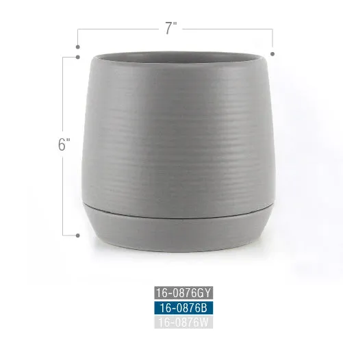 Ripple Ceramic Pot