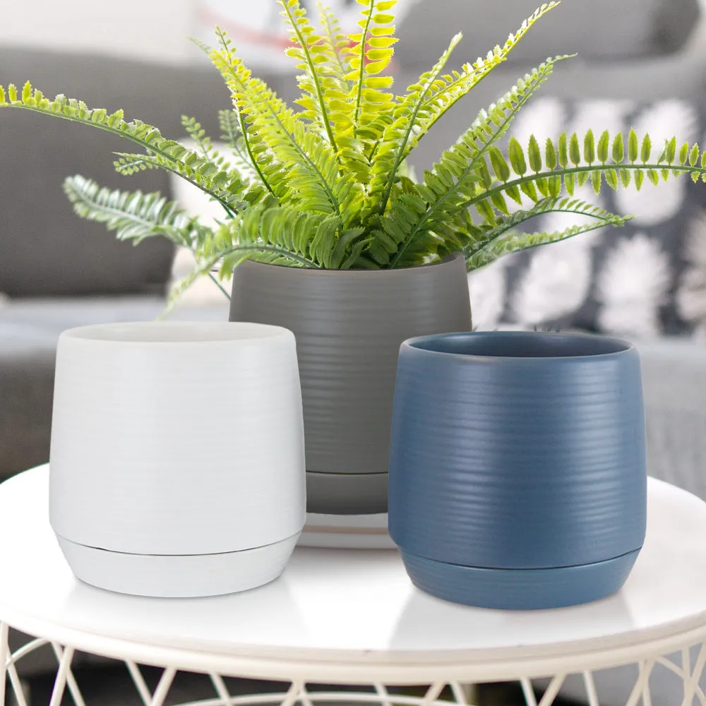 Ripple Ceramic Pot