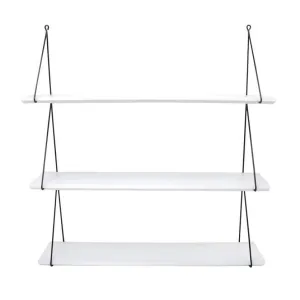 Rose in April Babou 3 Wall Shelf - White