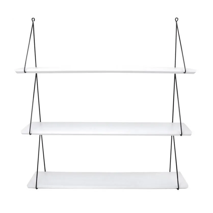 Rose in April Babou 3 Wall Shelf - White