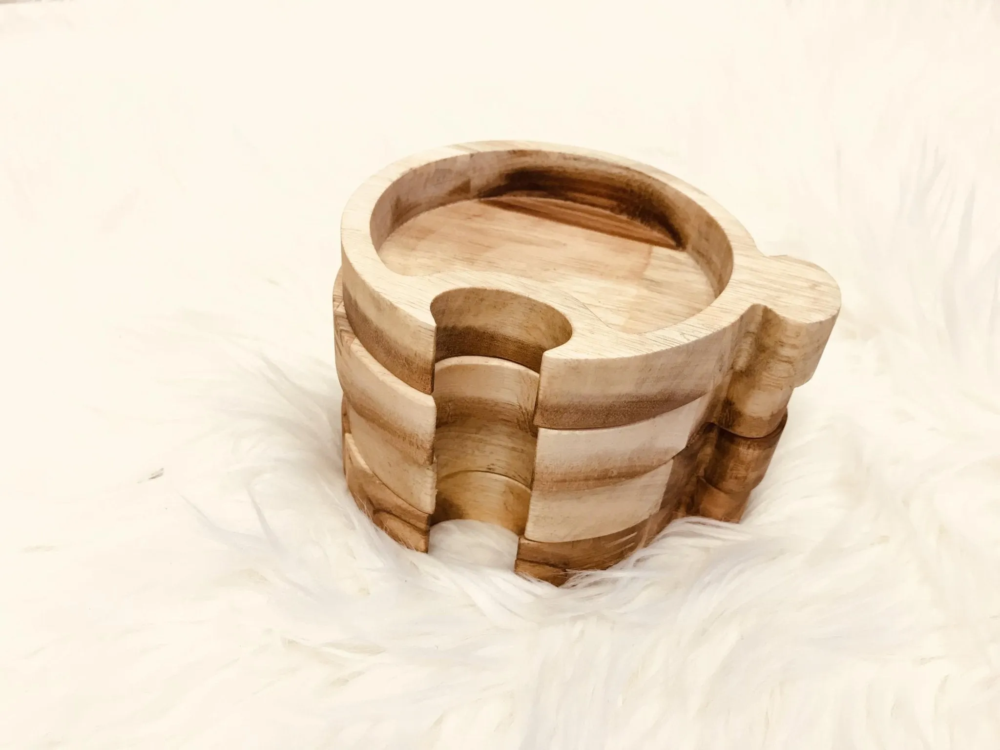 Round Puzzle Trays