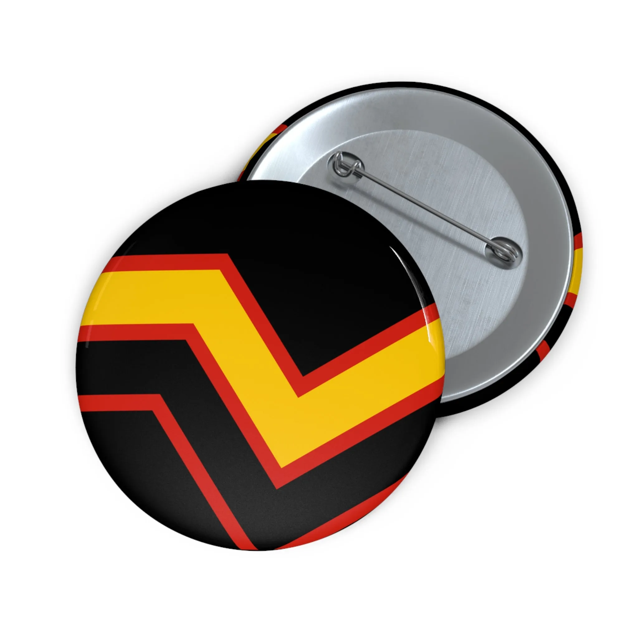 Rubber Pride Flag Custom Pin Buttons