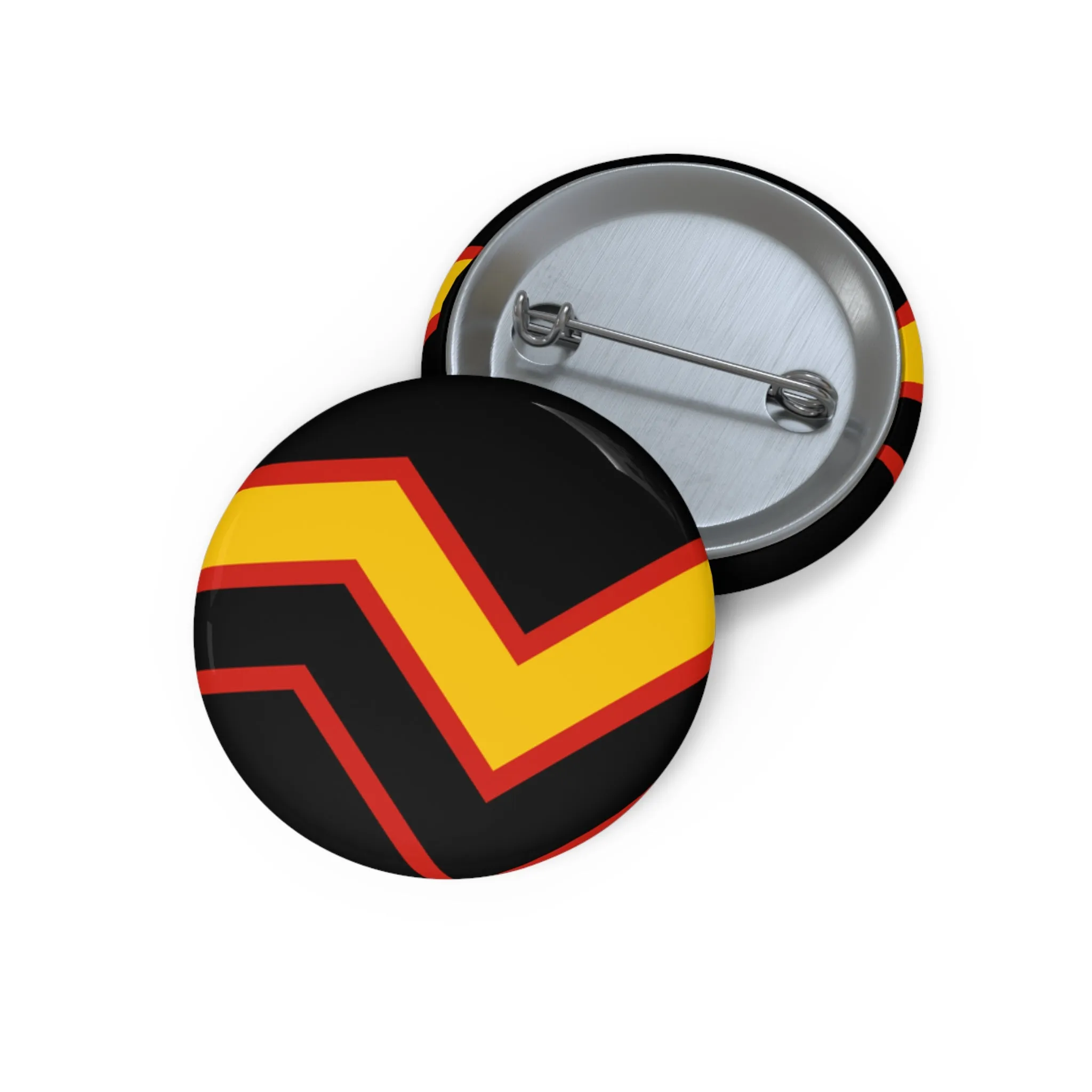 Rubber Pride Flag Custom Pin Buttons