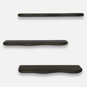 Set of Curvy Shelves - Black