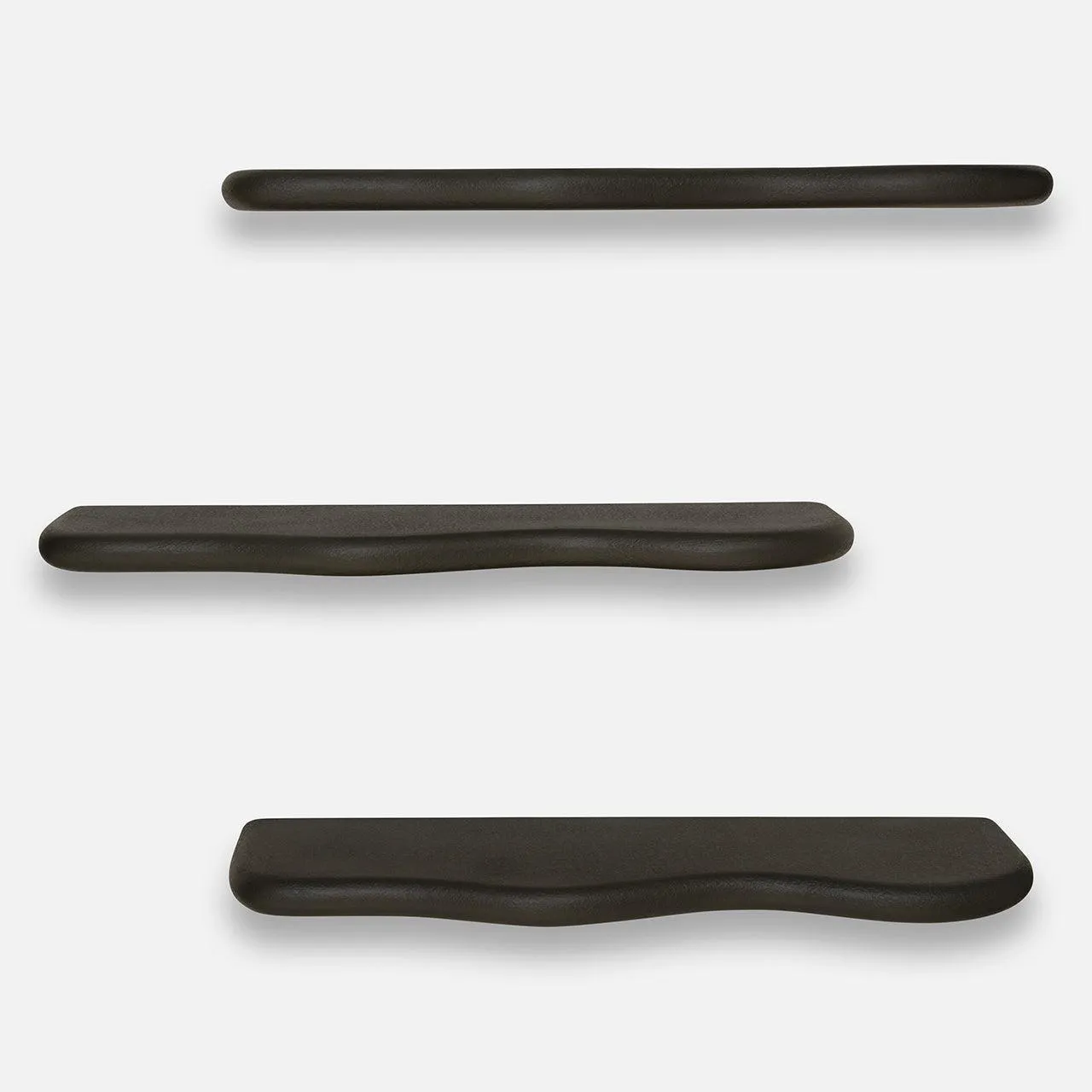 Set of Curvy Shelves - Black
