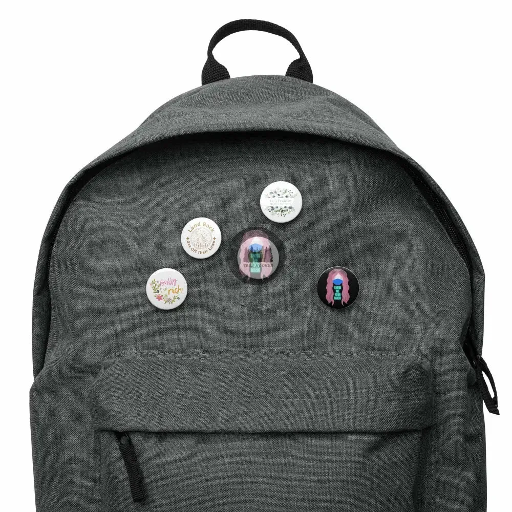 Set of pin buttons