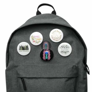 Set of pin buttons