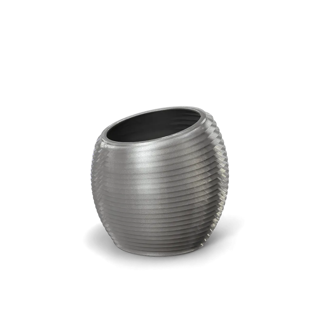 Spiral Modern Globe Planter