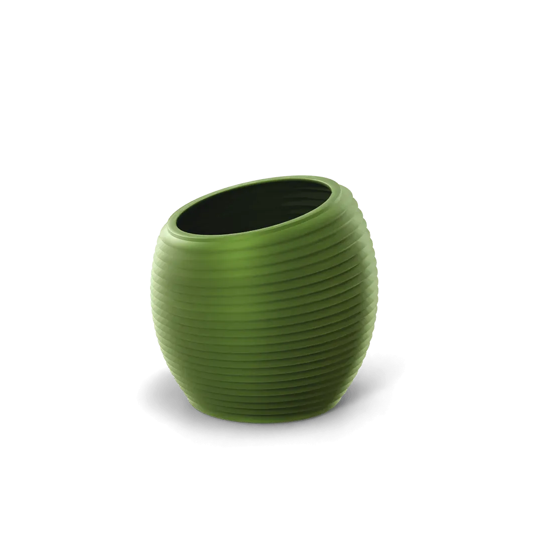Spiral Modern Globe Planter