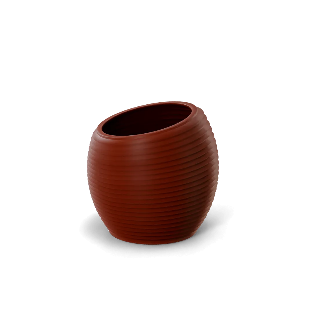 Spiral Modern Globe Planter