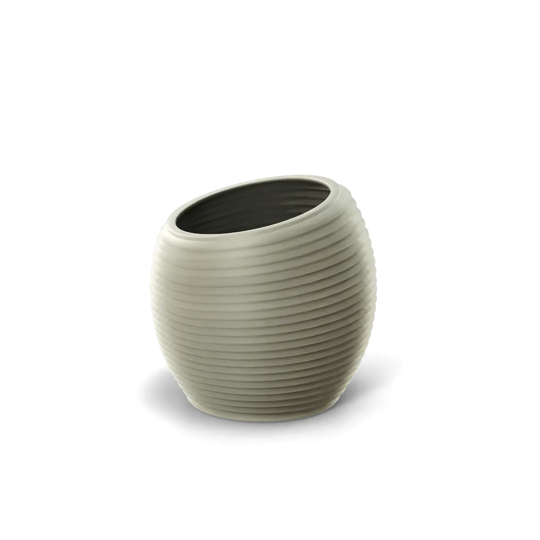 Spiral Modern Globe Planter