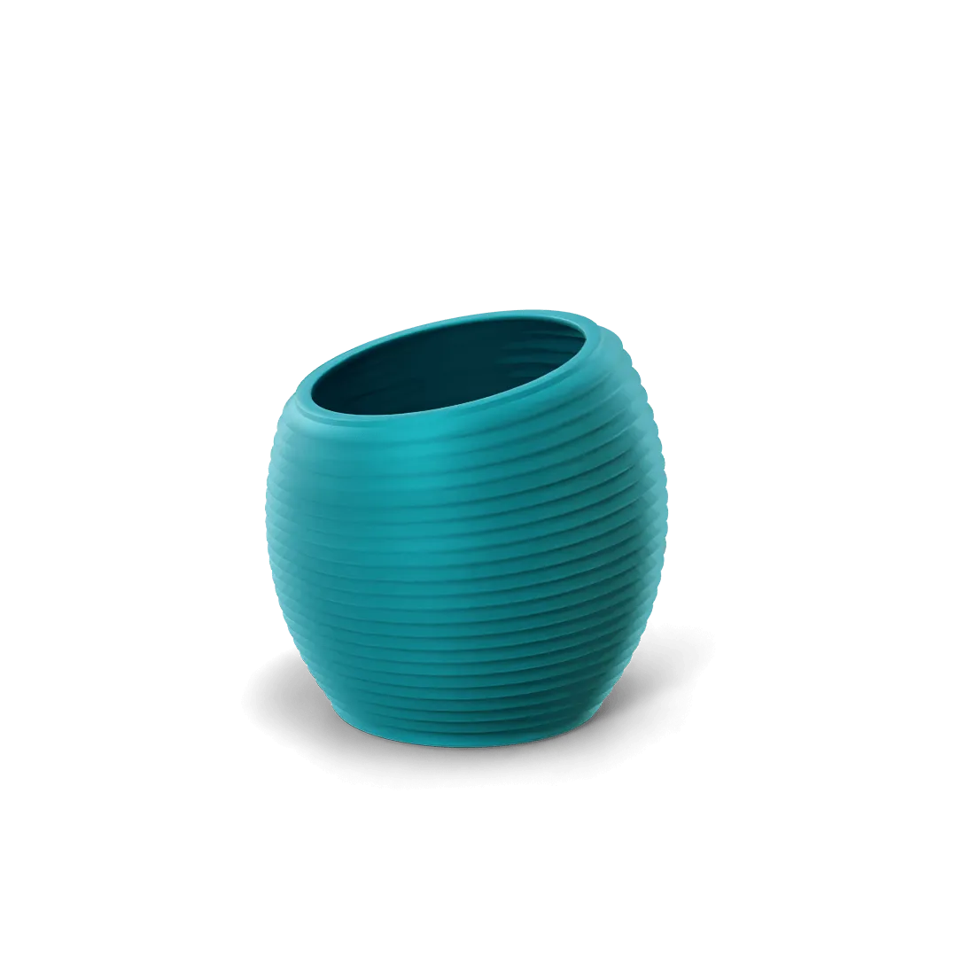 Spiral Modern Globe Planter