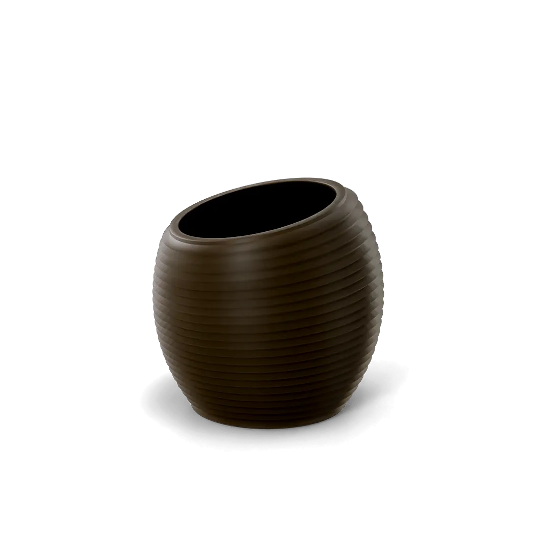 Spiral Modern Globe Planter