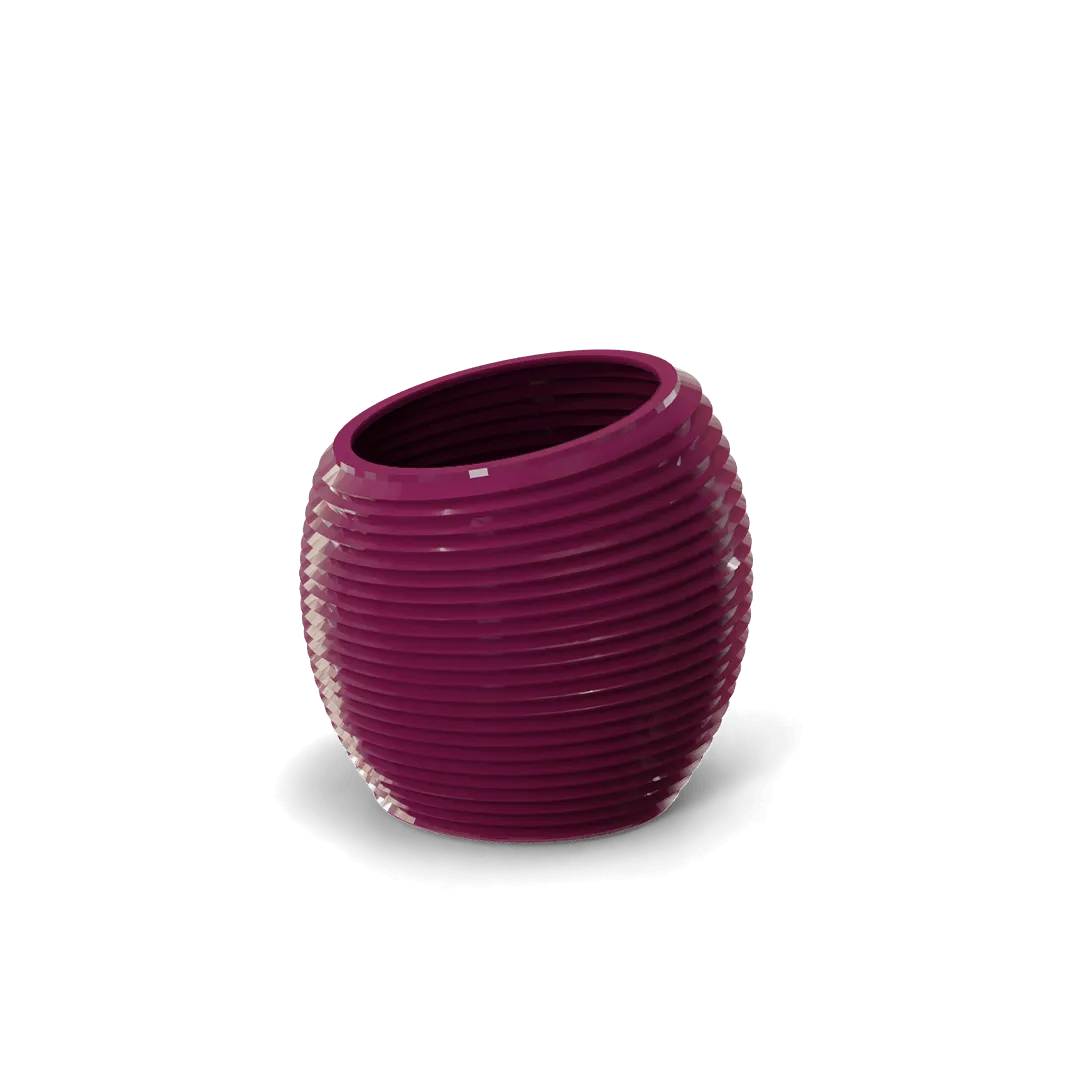 Spiral Modern Globe Planter