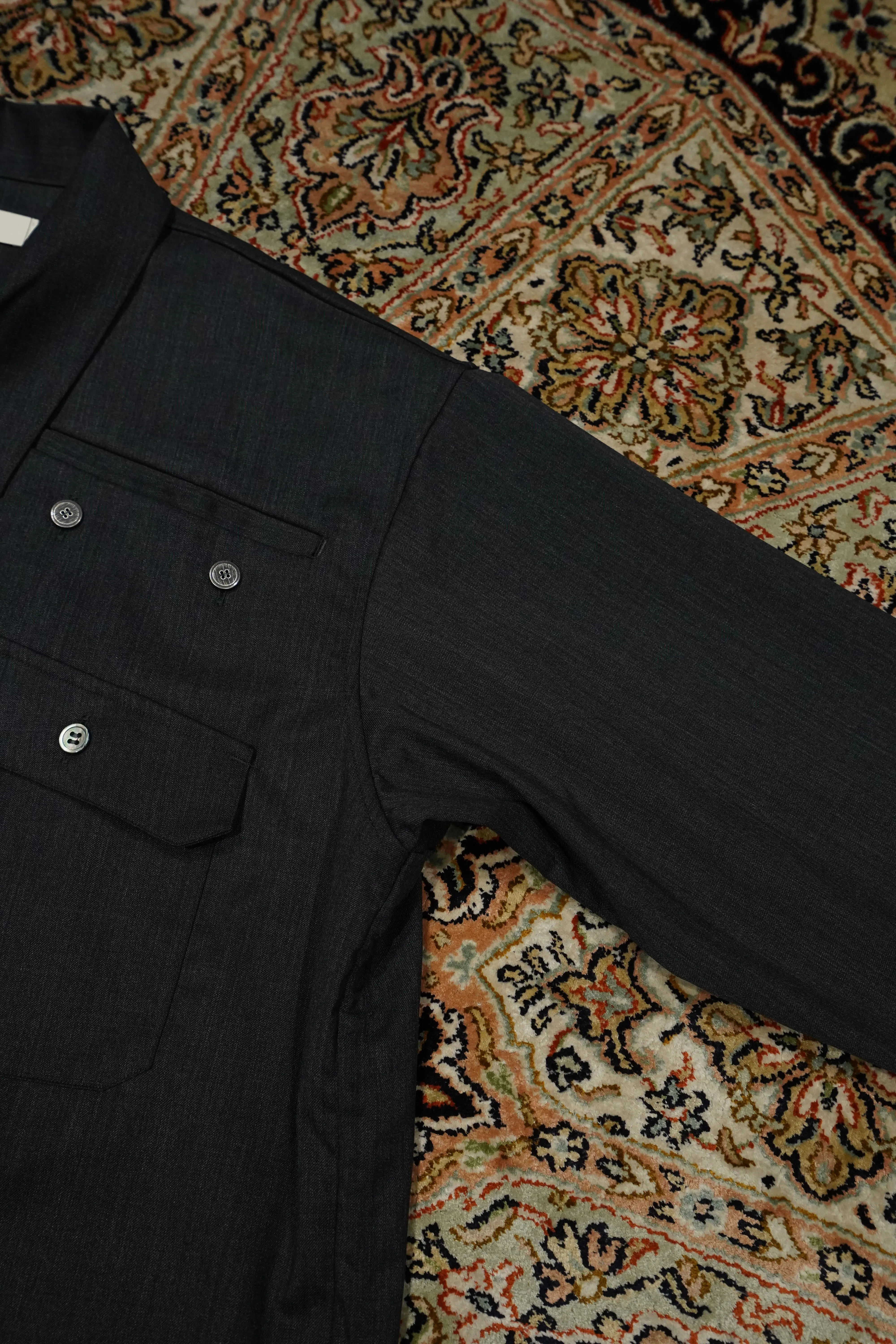 STEAF LAYER SHIRT (CONCRETE BLACK)