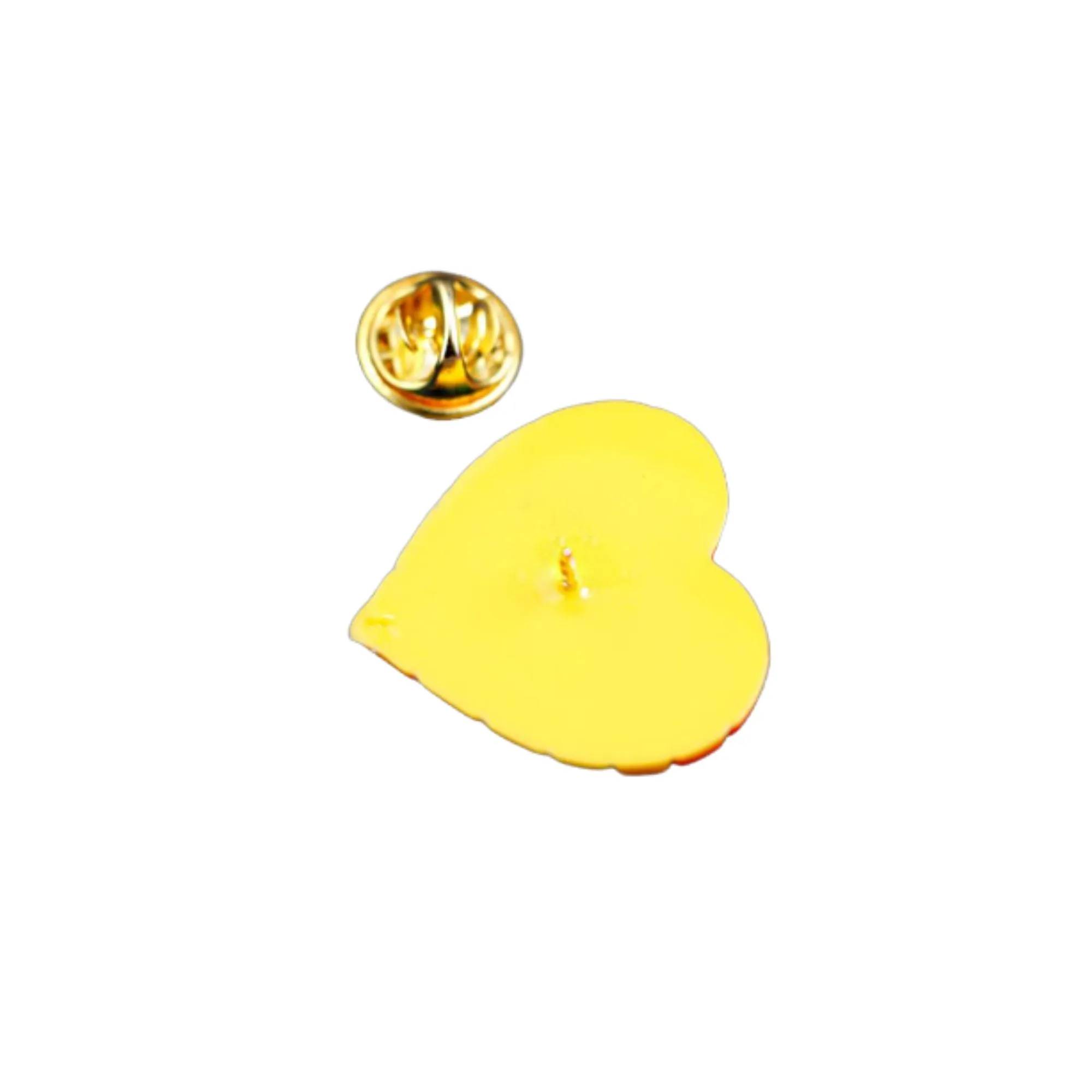Straight Ally Flag Heart Silicone Pins