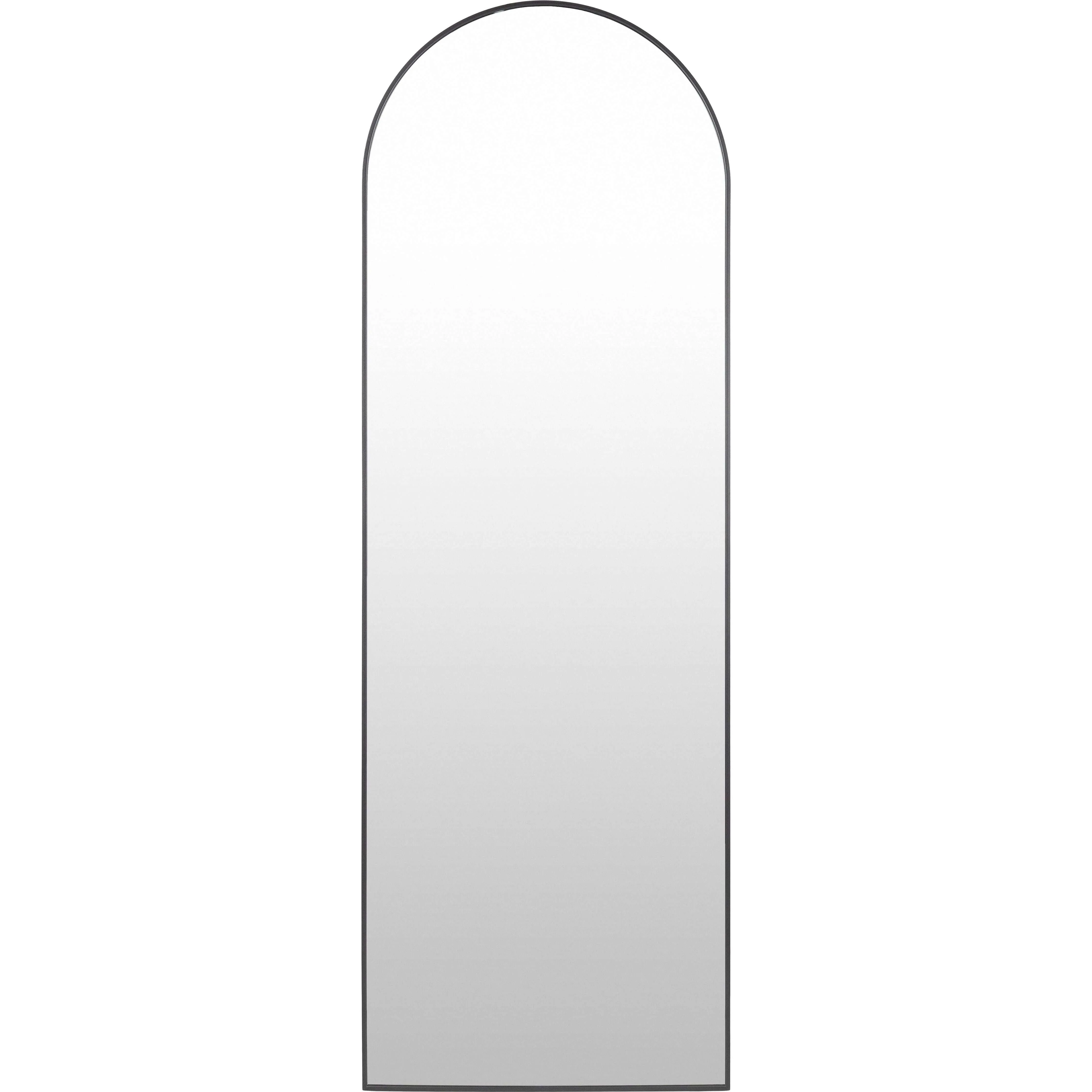 SURYA - Aranya Matte Black Aluminum Frame Floor Mirror