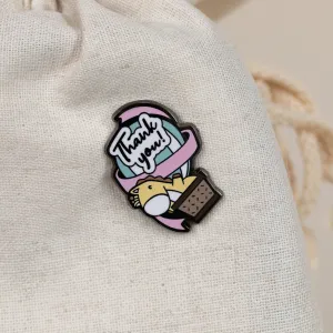 Thank you Enamel Pin