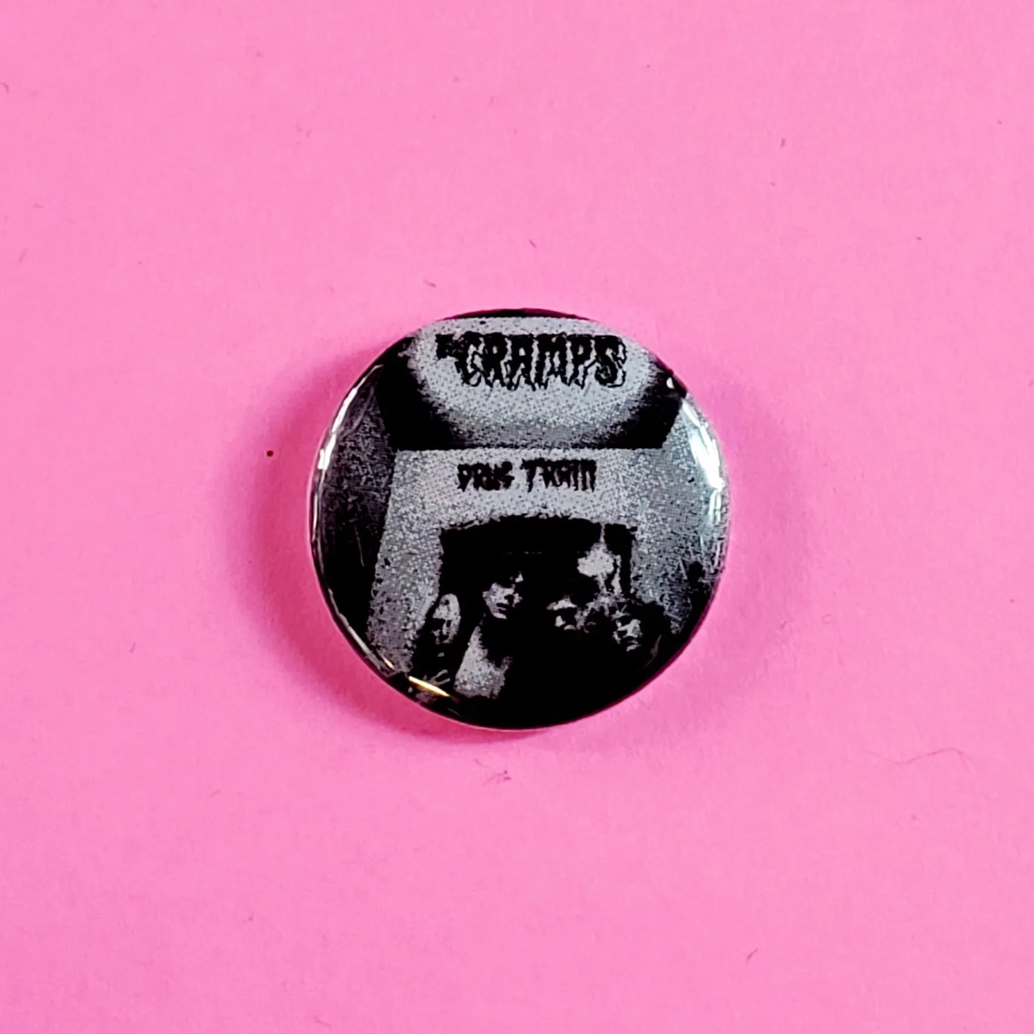 The Cramps “Drug Train” 1” Button