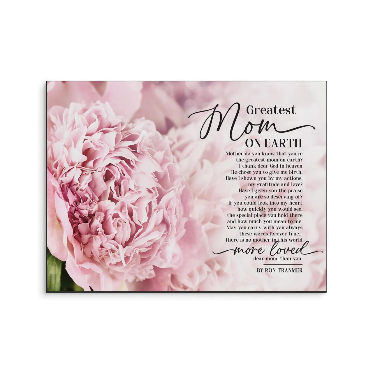The Greatest Mom On Earth Printed Art