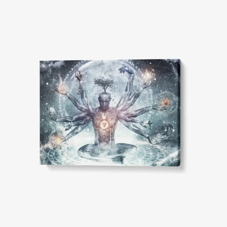 The Neverending Dreamer - 1 Piece Canvas Wall Art 24"x18" | Cameron Gray