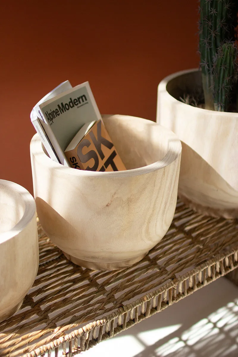 Three Wooden Planters