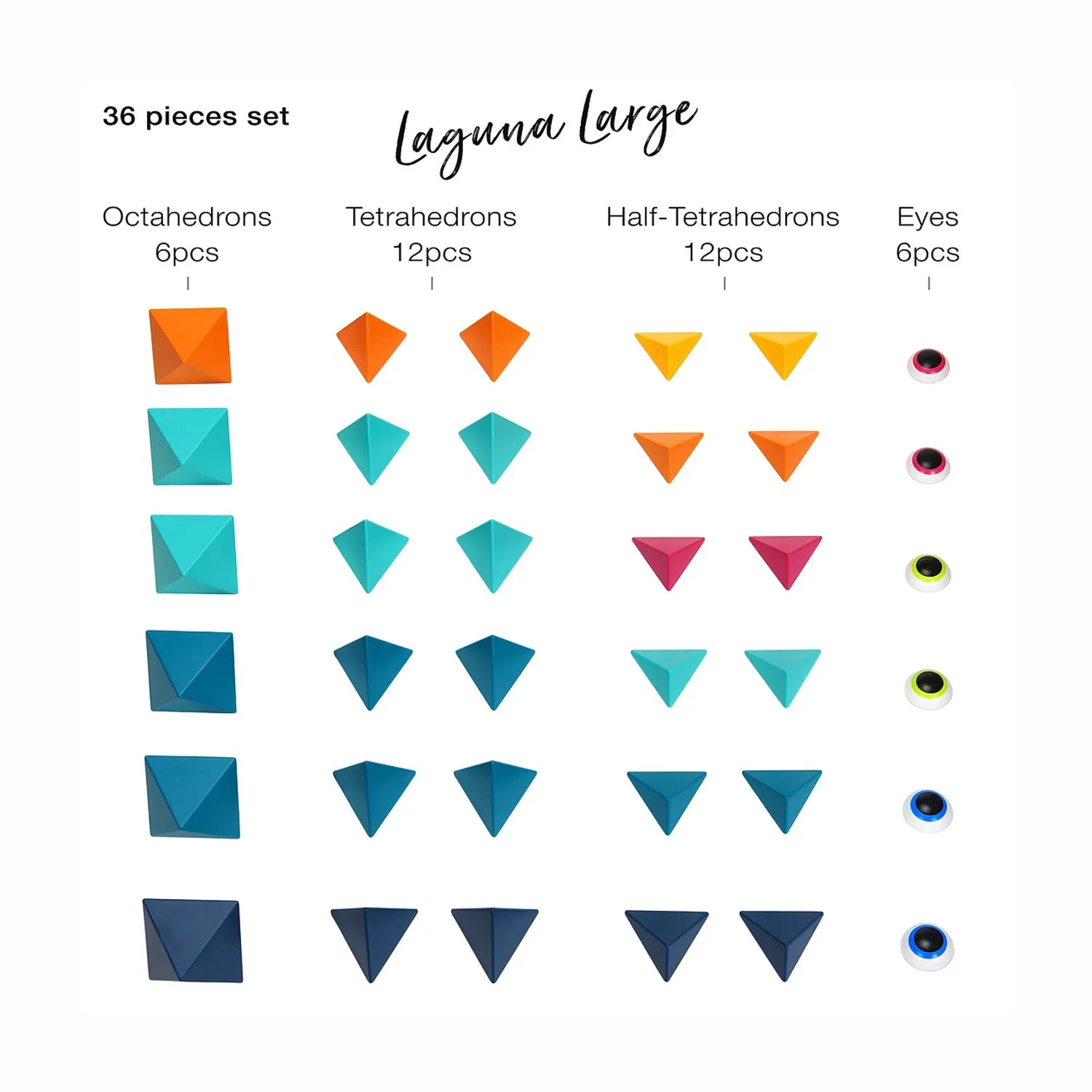 trido | magnetic art blocks | laguna large