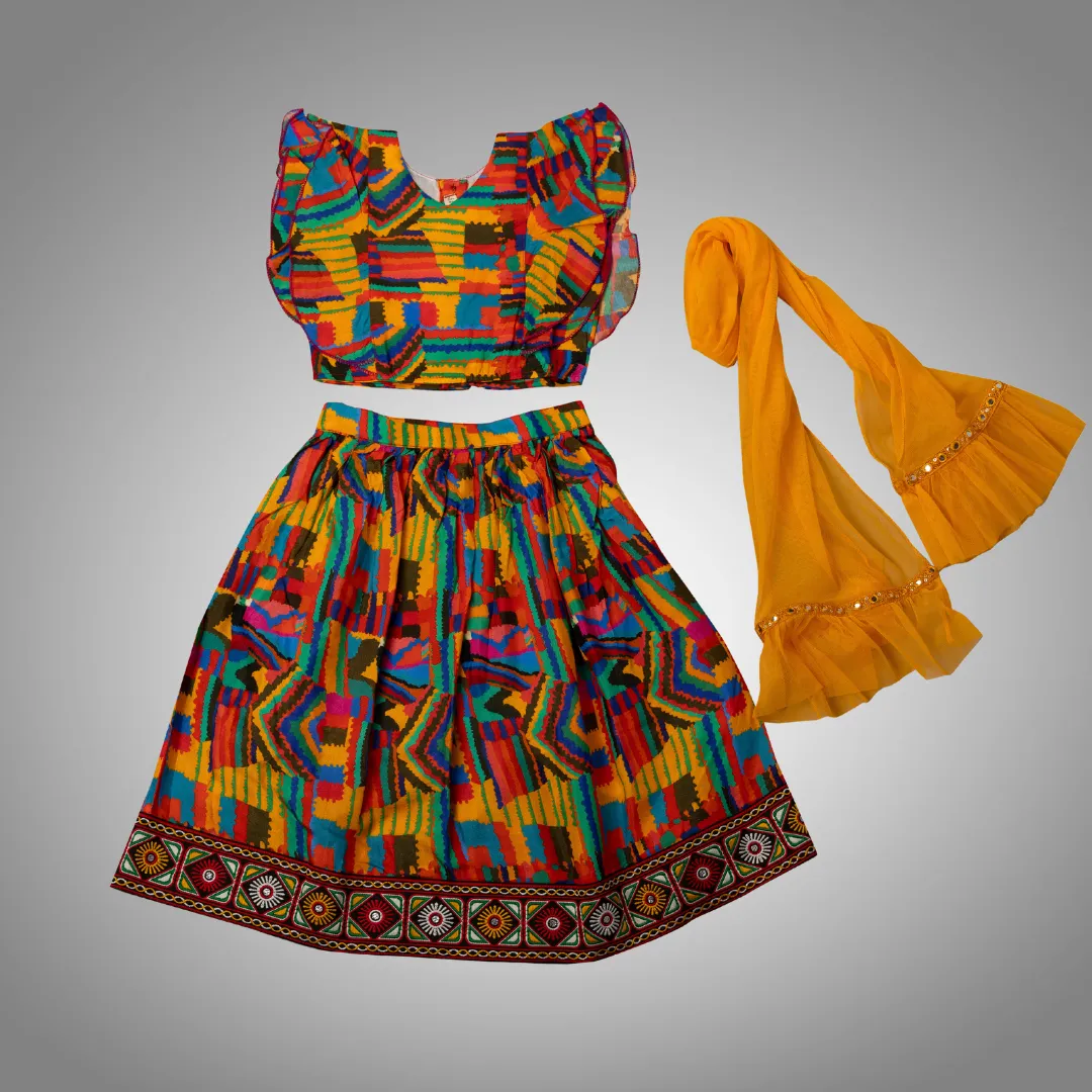 Viscose Silk Lehenga Set | Makeba