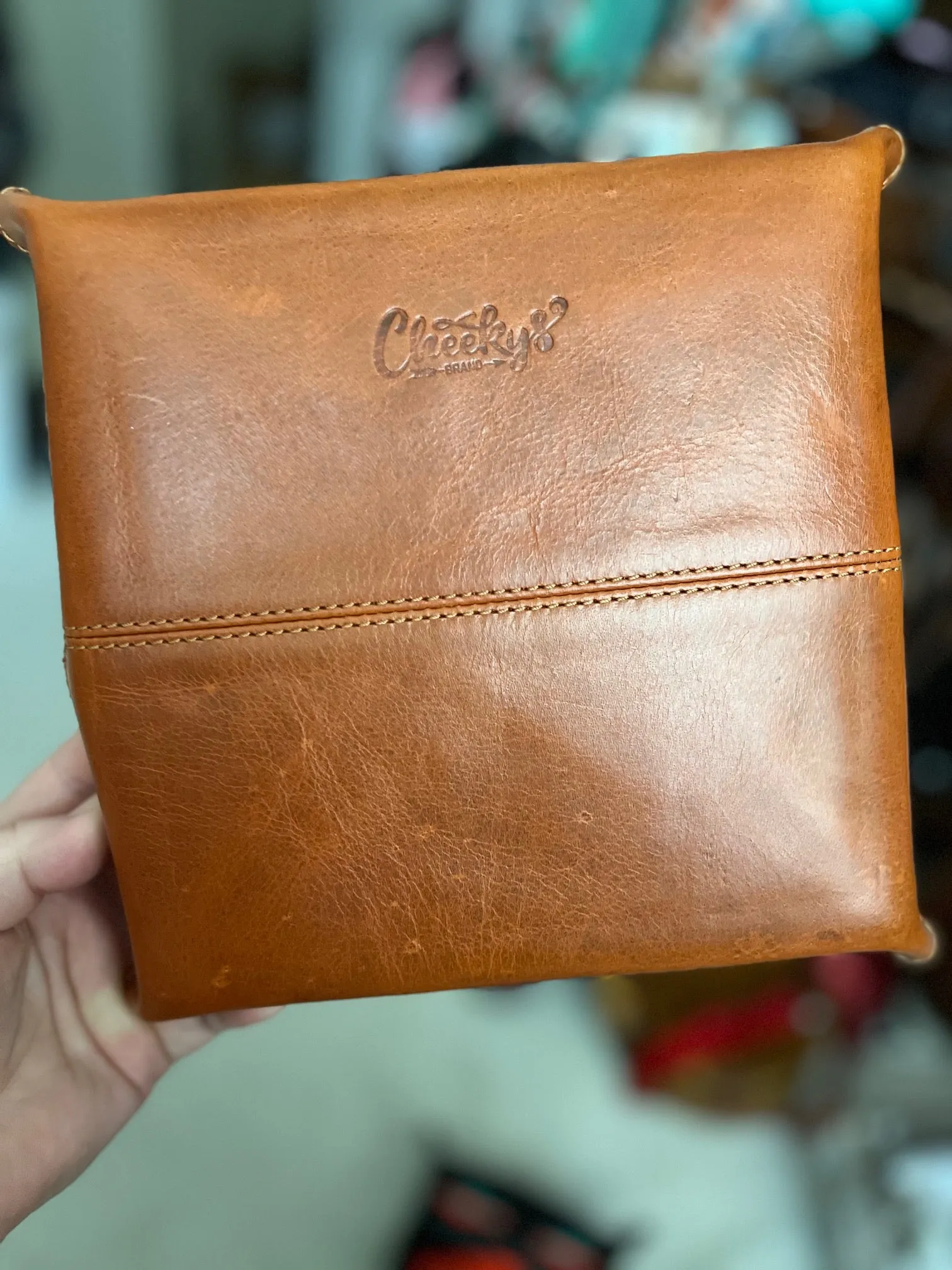 Western Southwest Square Leather Trays
