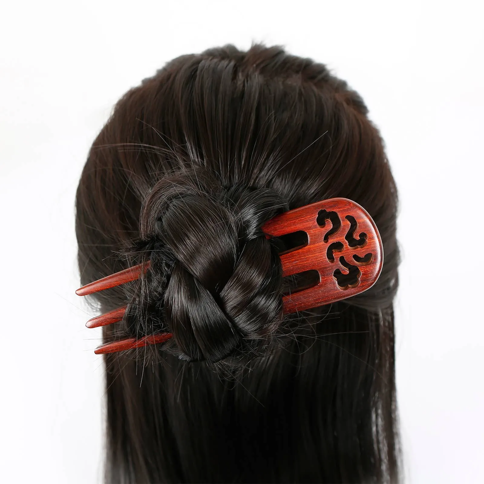 Wood Hair Fork - Japanese Hair Accessory - Hair Stick, Pin